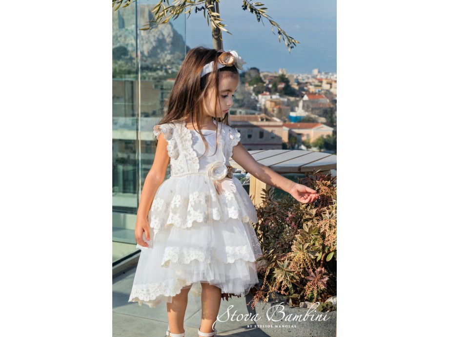  Βαπτιστικό Φόρεμα G10 Stova Bambini SS2020