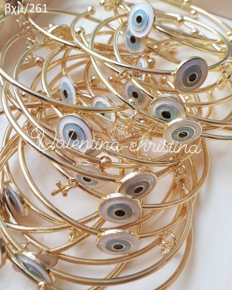 Dara Xryso Vraxioli Me Megalo Louloydi Kosmimata Vraxiolia Jewelry Bracelets Dara Large Flower Cuff Bracelet